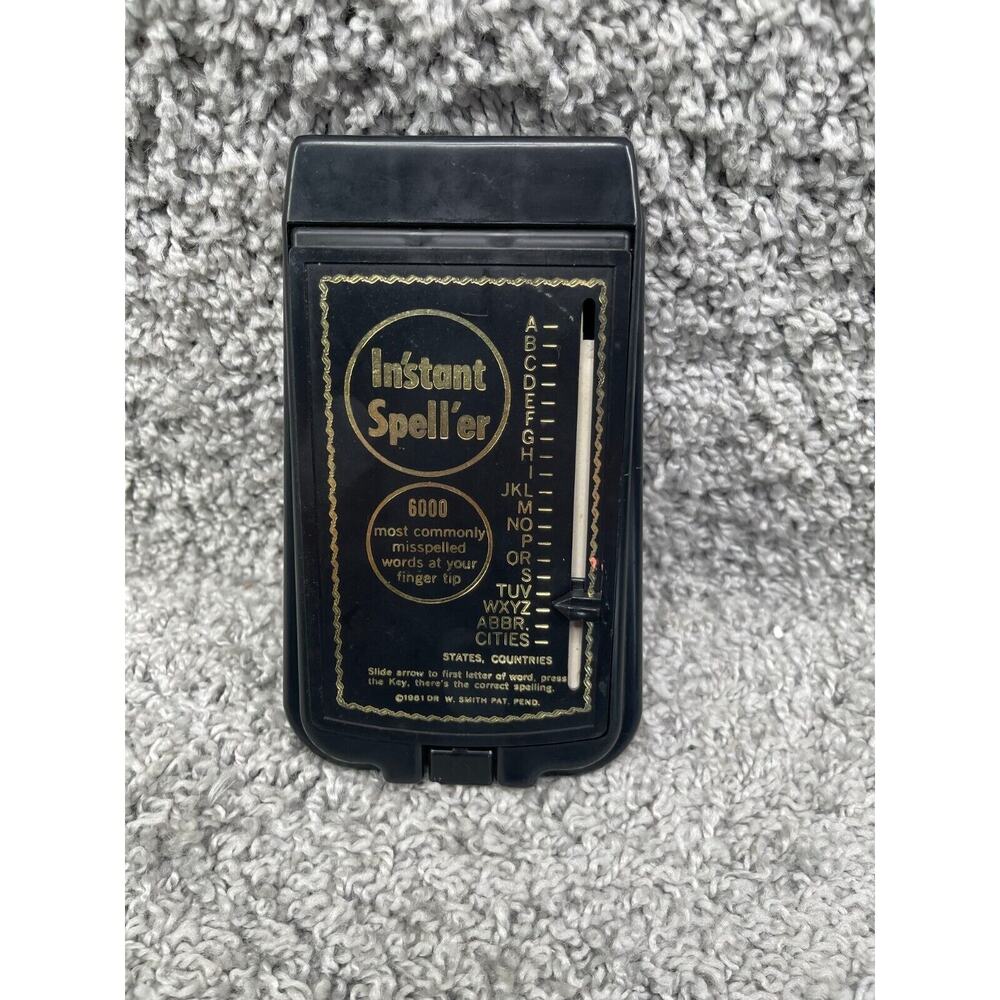 Vintage 1984 Dr W Smith Instant Speller 6000 Most Commonly Misspelled Words